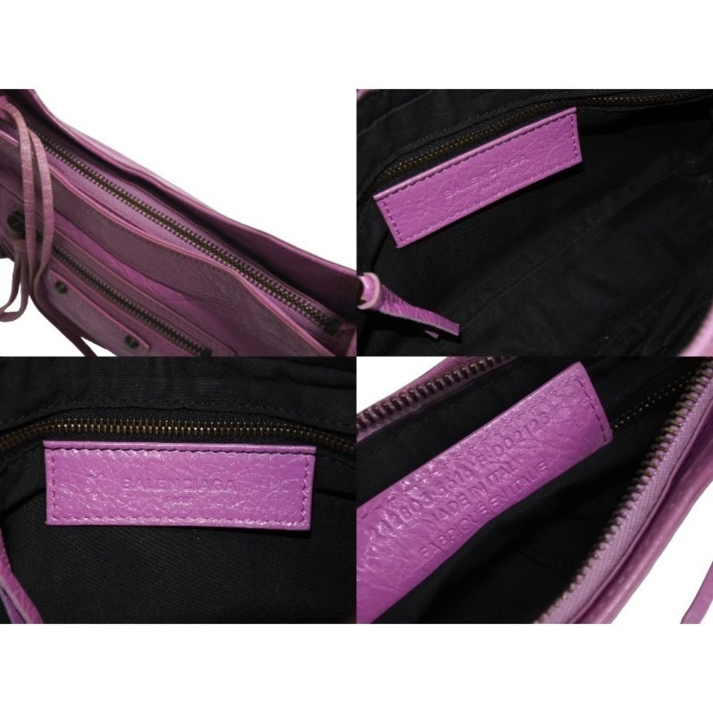 BALENCIAGA Classic The Hip Shoulder Bag Pink Leather - Picture 8 of 10